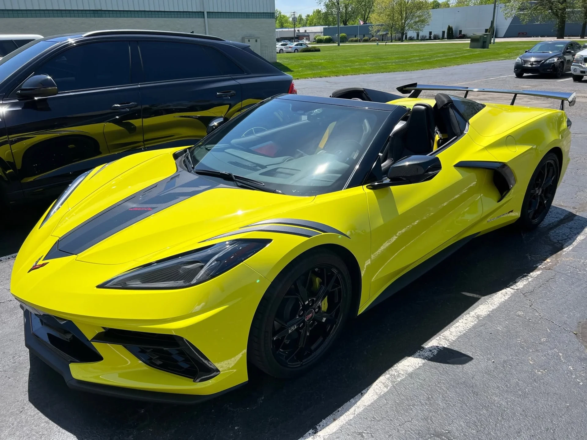 Chevrolet Corvette C8 with carbon tint